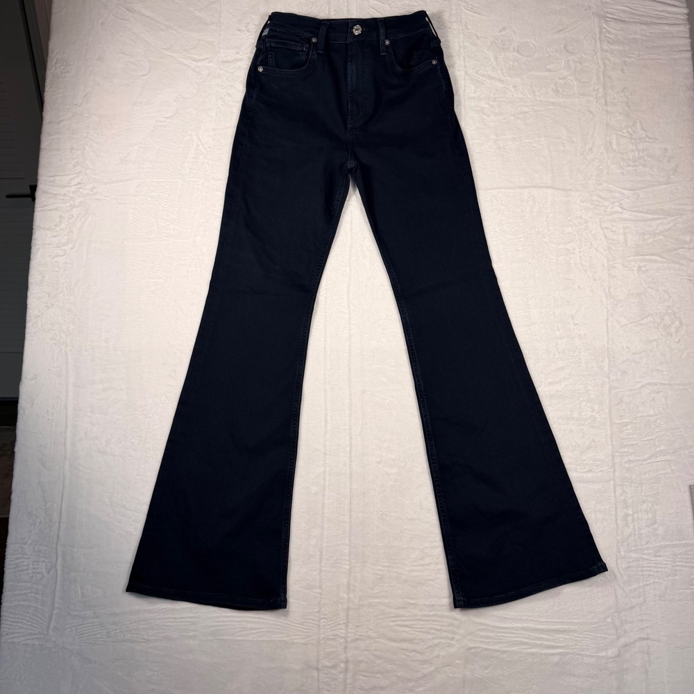 Citizens of Humanity High Rise Flare Jeans Dark Indigo Size 26